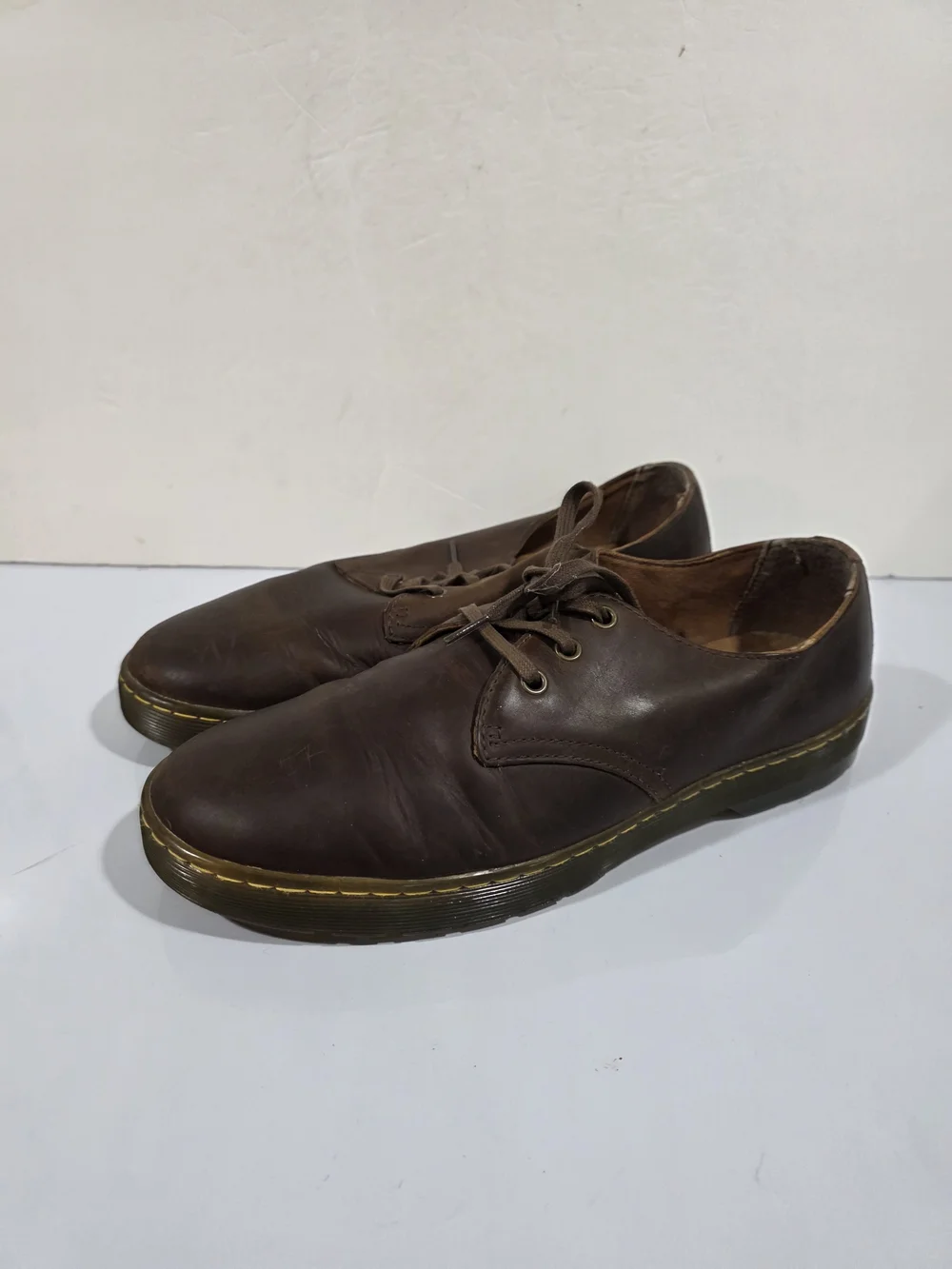 Dr.Martens CORONADO SIZE 45 Men's 11 USA 10 UK Brown Leather Lace-Up Casual Shoe
